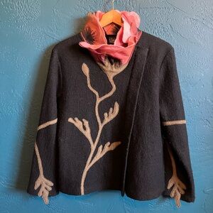 Elegant Flower Sweater